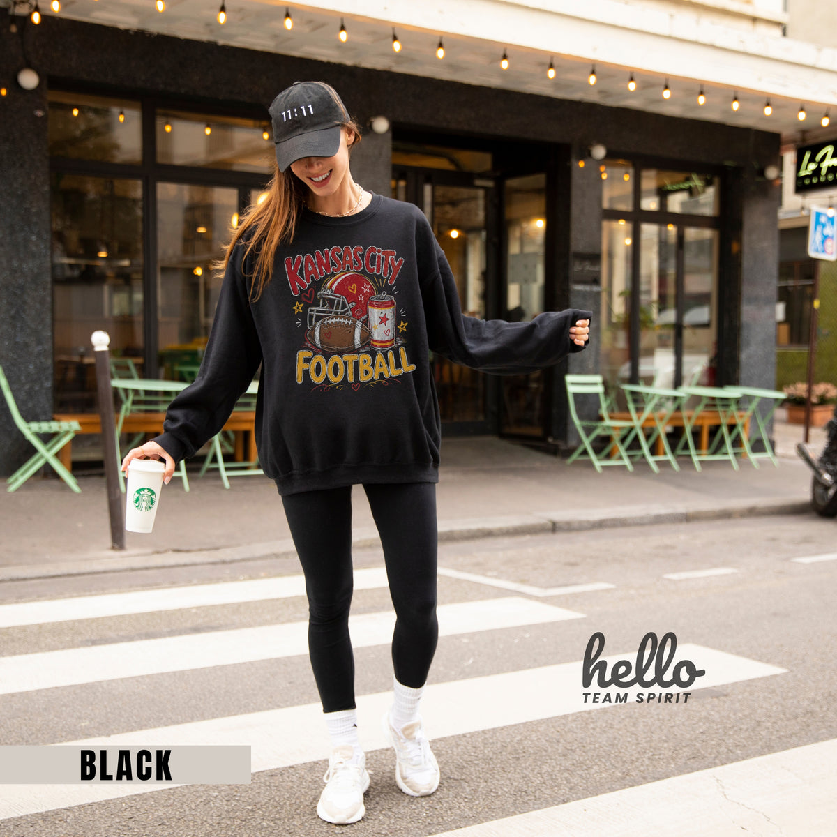 Kansas City Icon Football Graphic Sweatshirt
