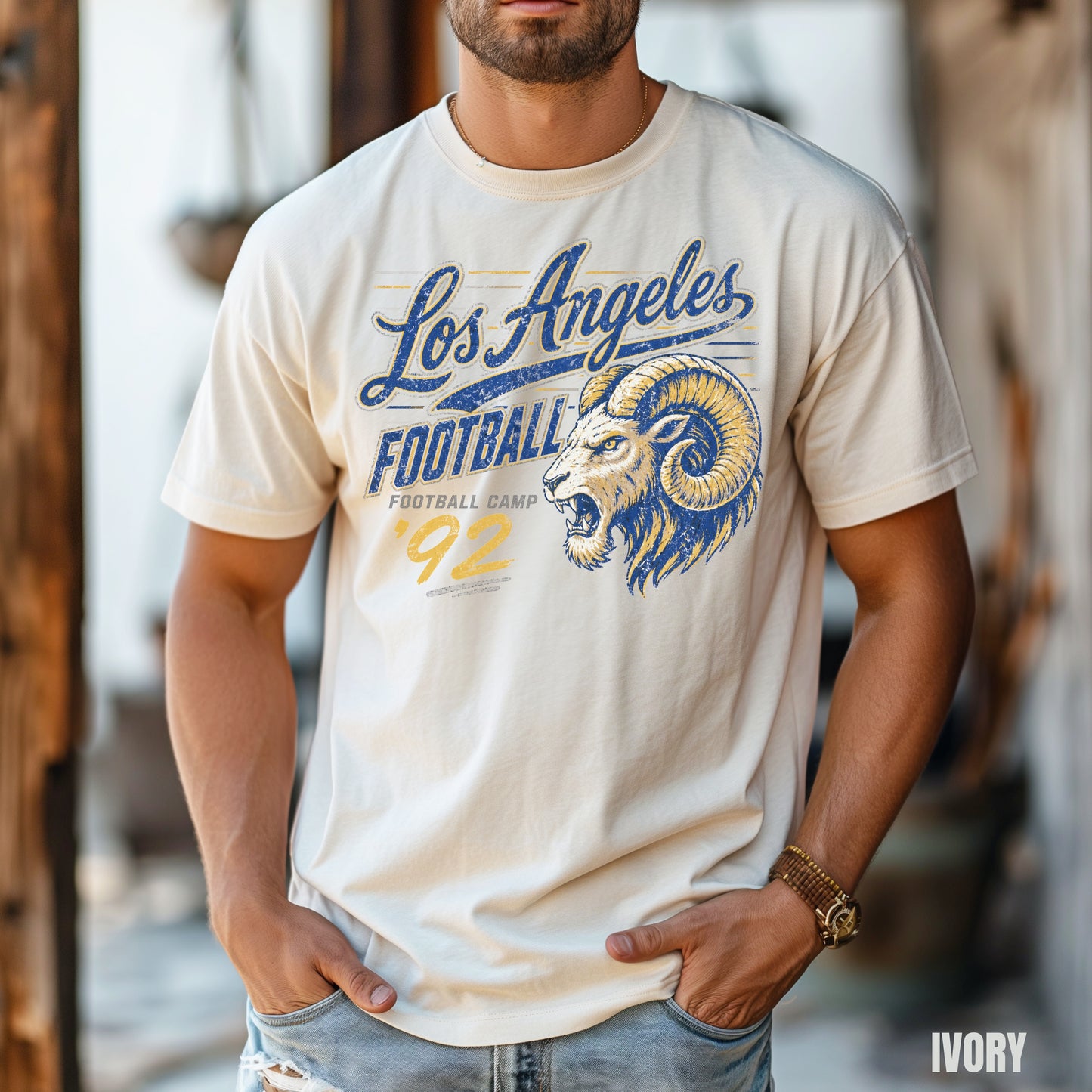 Los Angeles Varsity Football Graphic T-shirt