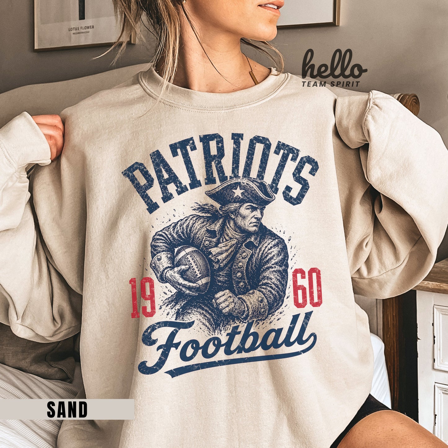 New England Heritage 1960 Football Graphic Sweatshirt