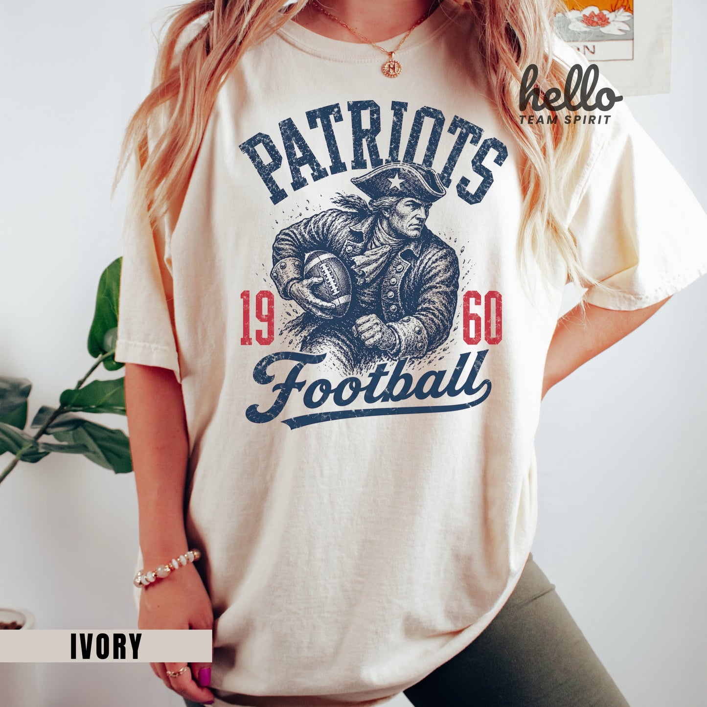 New England Heritage 1960 Football Graphic T-shirt