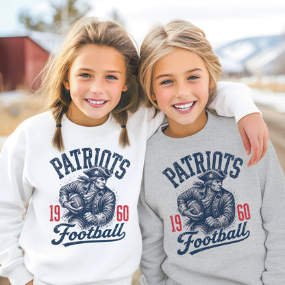 New England Heritage 1960 Football Graphic Youth Sweatshirt