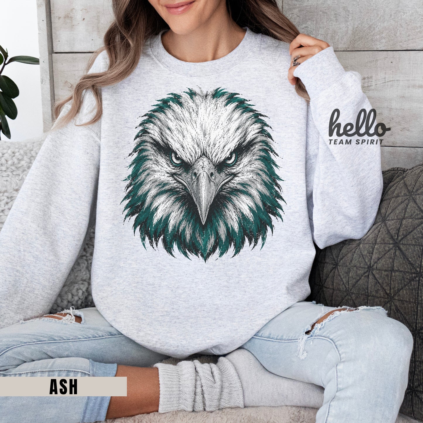 Philadelphia Vintage Football Graphic Sweatshirt