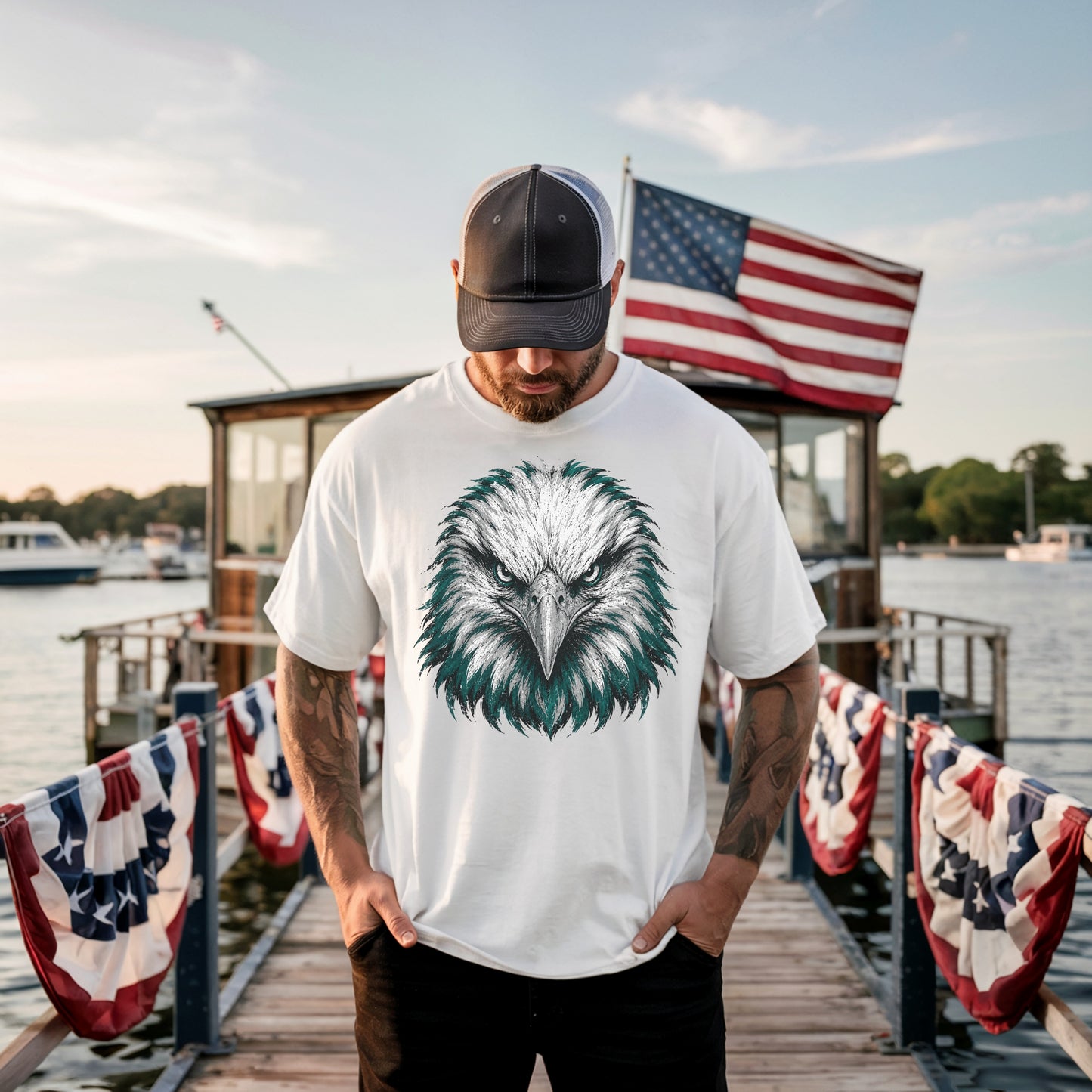 Philadelphia Vintage Football Graphic T-shirt
