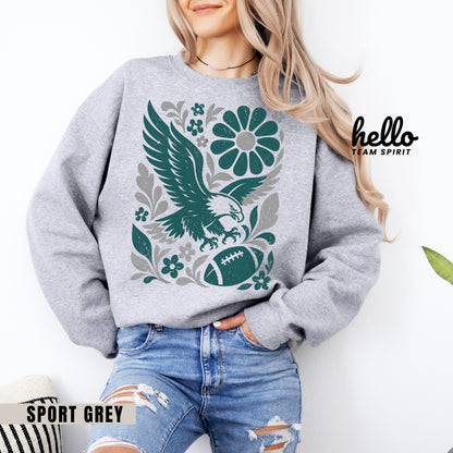 Philadelphia Boho Football Graphic Sweatshirt