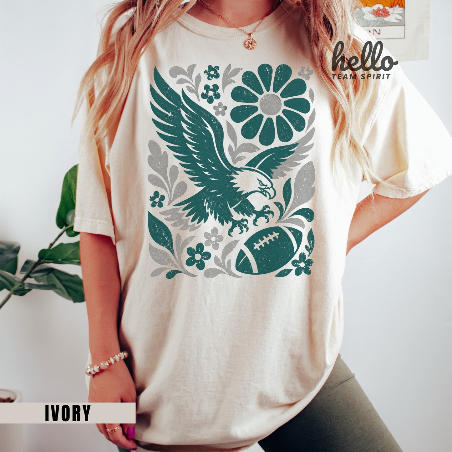 Philadelphia Boho Football Graphic T-shirt