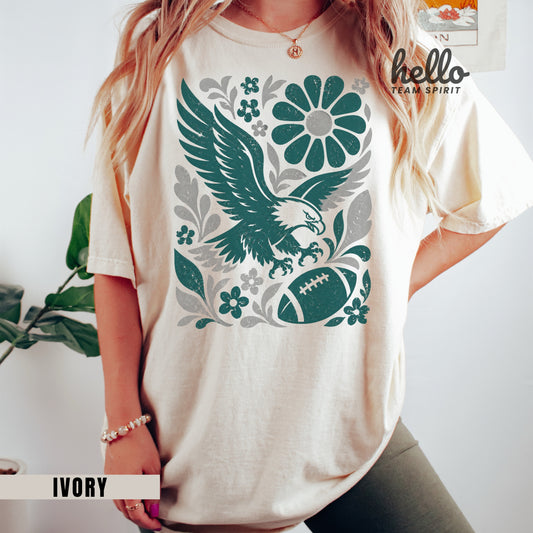 Philadelphia Boho Football Graphic T-shirt