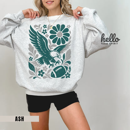 Philadelphia Boho Football Graphic Sweatshirt