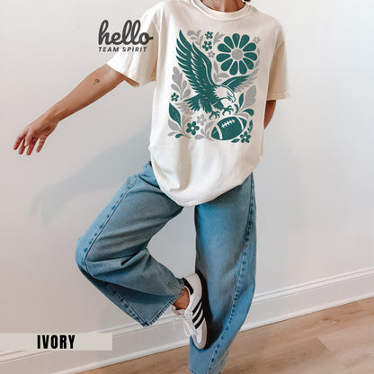 Philadelphia Boho Football Graphic T-shirt