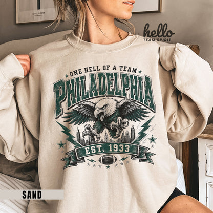 Philadelphia Established Football Graphic Sweatshirt