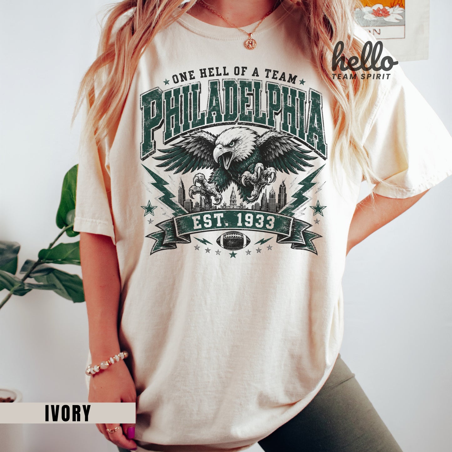 Philadelphia Established Football Graphic T-shirt