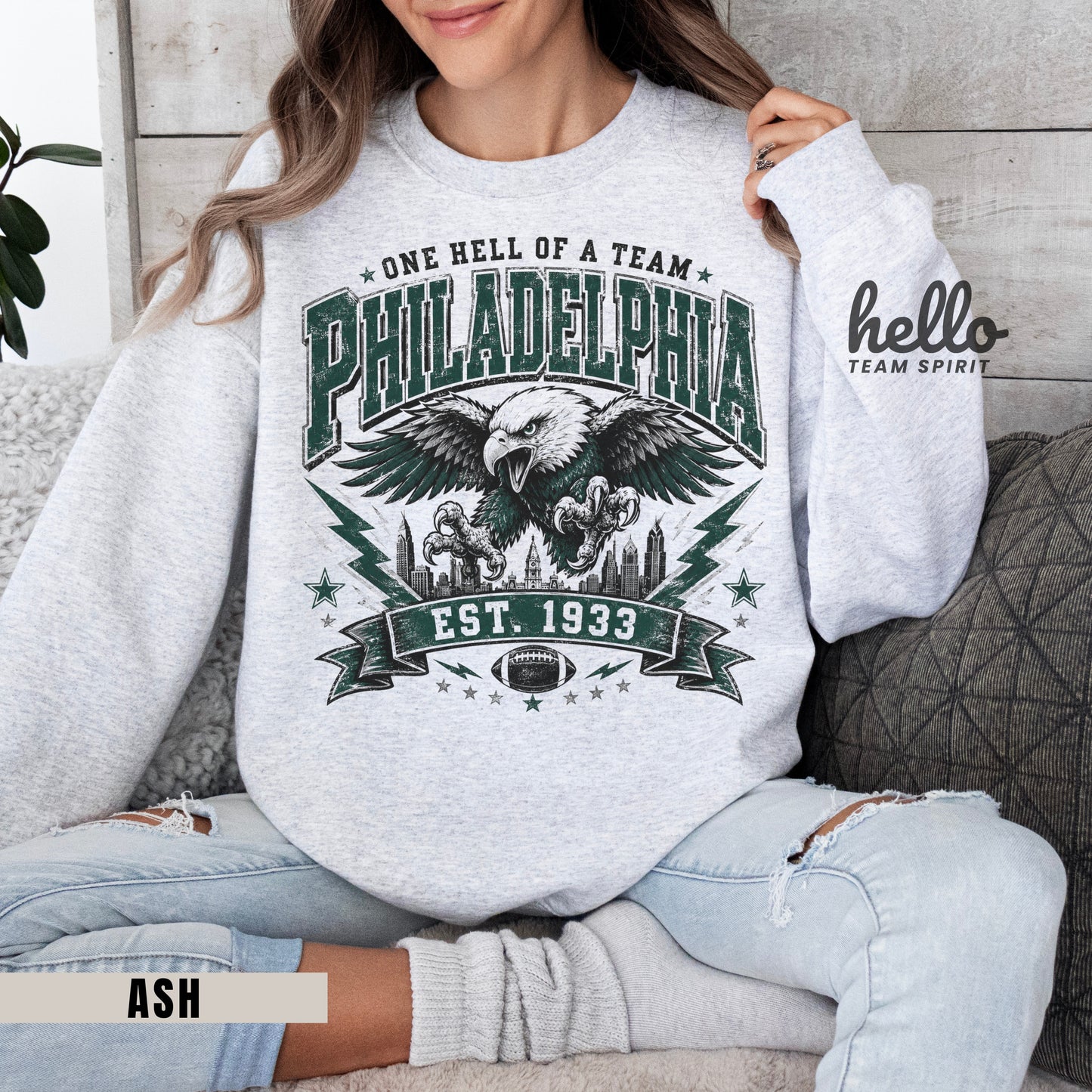 Philadelphia Established Football Graphic Sweatshirt