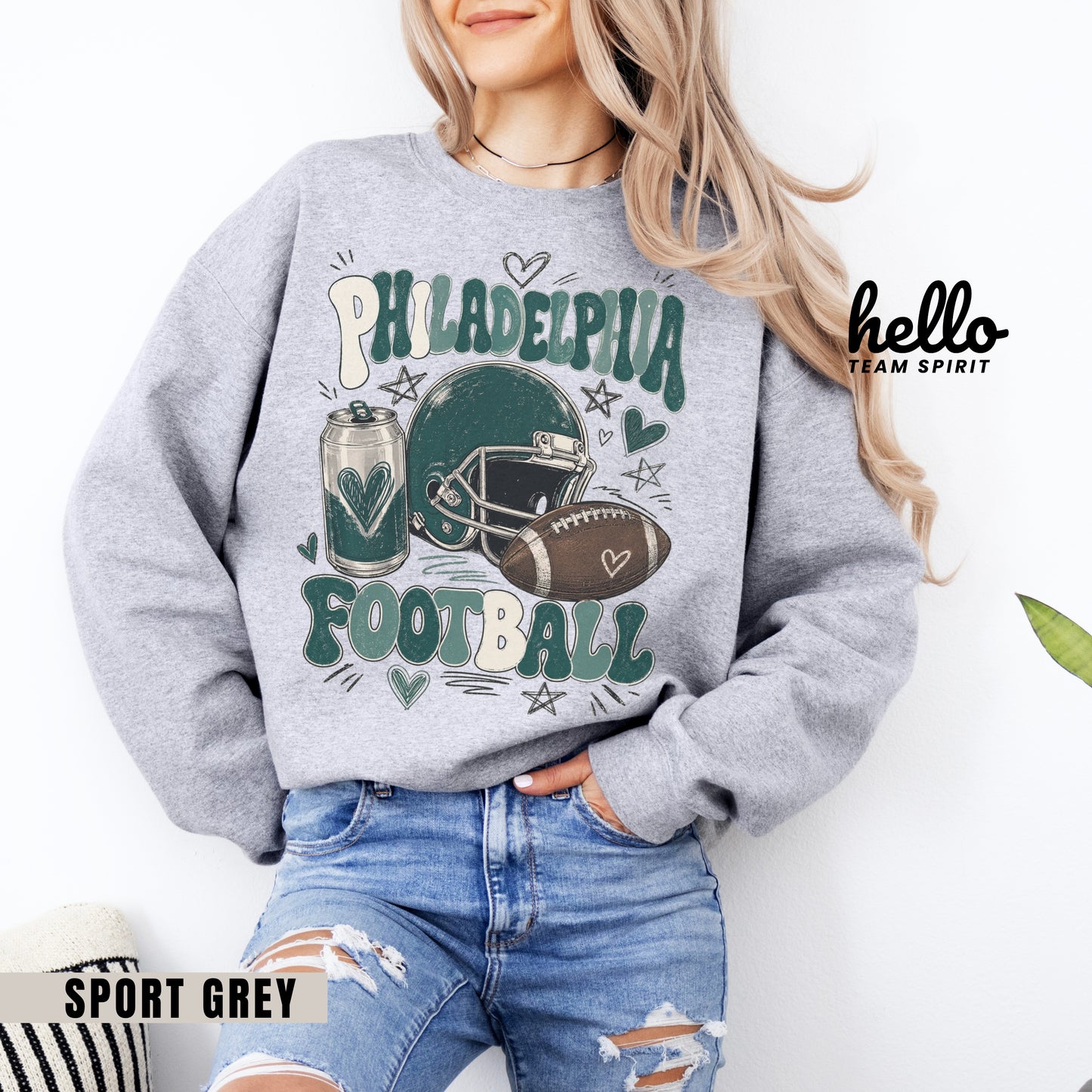 Philadelphia Icon Football Graphic Sweatshirt