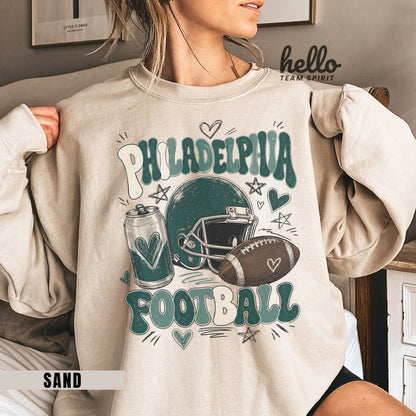Philadelphia Icon Football Graphic Sweatshirt