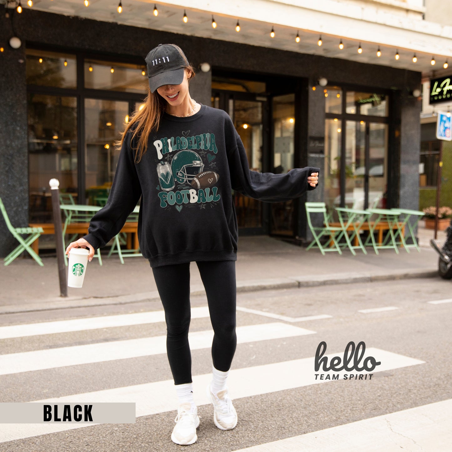 Philadelphia Icon Football Graphic Sweatshirt