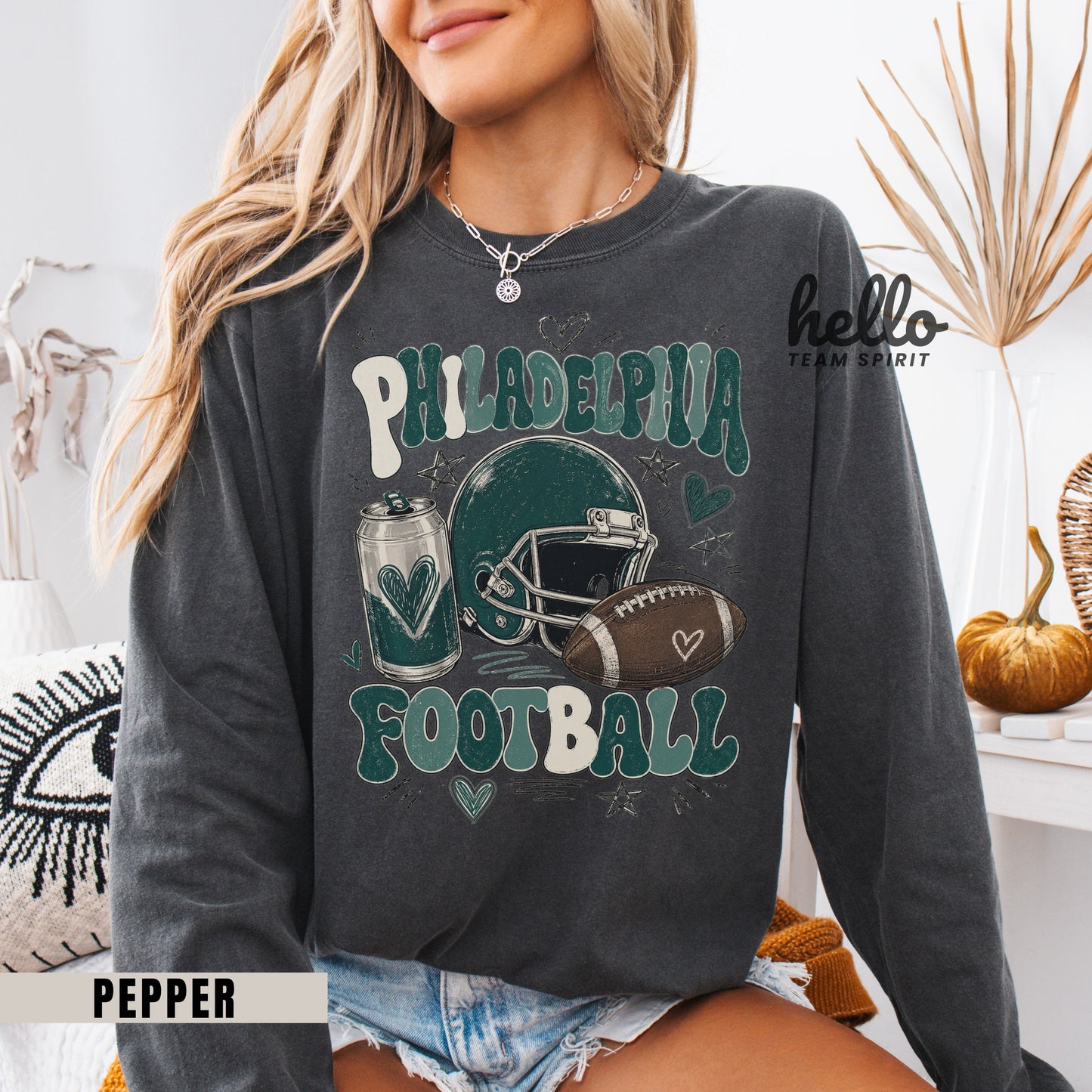 Philadelphia Icon Football Graphic Sweatshirt