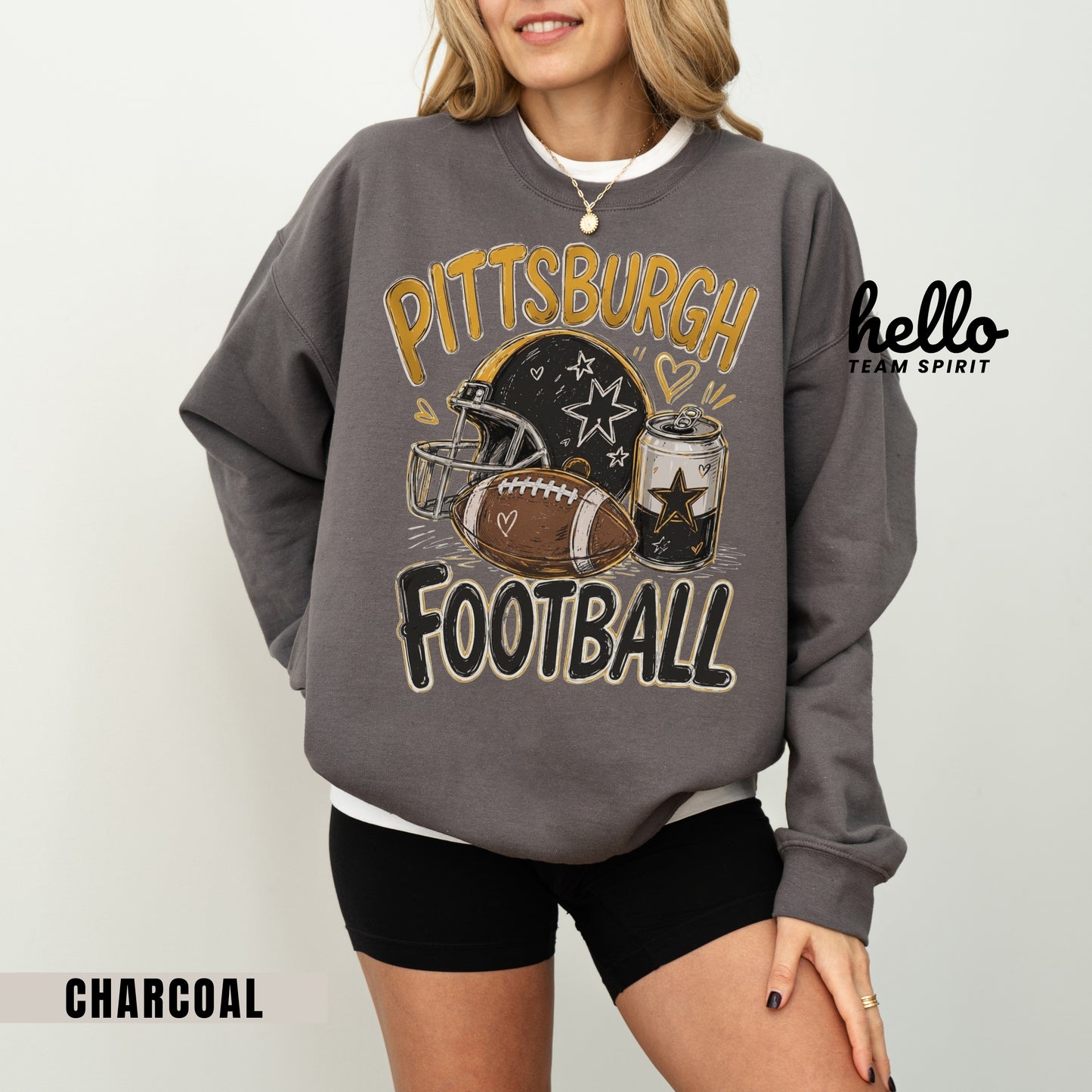 Pittsburgh Icon Football Graphic Sweatshirt