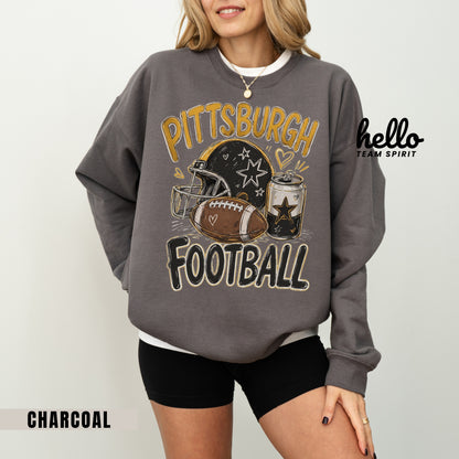Pittsburgh Icon Football Graphic Sweatshirt