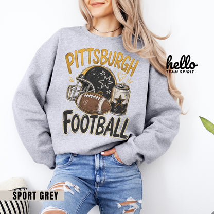 Pittsburgh Icon Football Graphic Sweatshirt