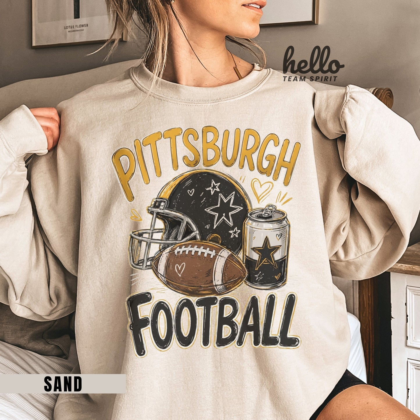 Pittsburgh Icon Football Graphic Sweatshirt