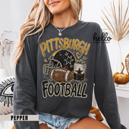 Pittsburgh Icon Football Graphic Sweatshirt