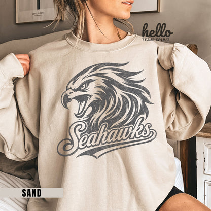 Seattle Retro Football Graphic Sweatshirt