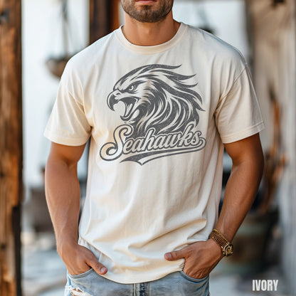 Seattle Retro Football Graphic  T-shirt