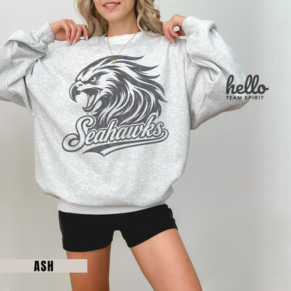Seattle Retro Football Graphic Sweatshirt