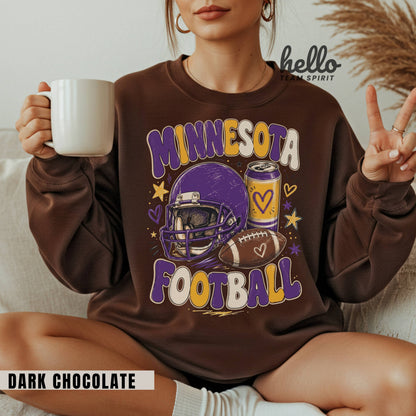 Minnesota Icon Football Graphic Sweatshirt