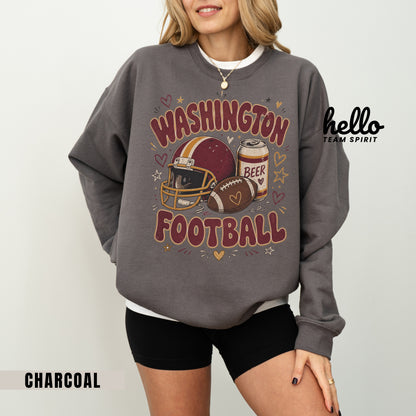 Washington Icon Football Graphic Sweatshirt