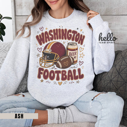 Washington Icon Football Graphic Sweatshirt