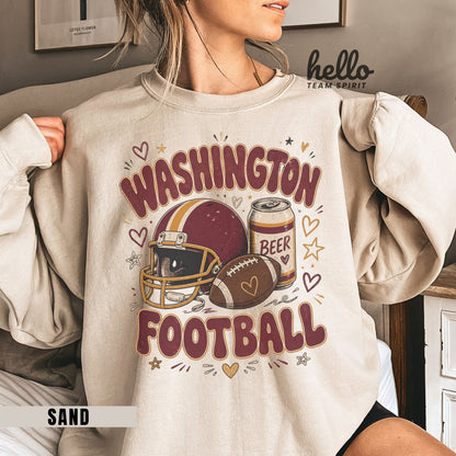 Washington Icon Football Graphic Sweatshirt