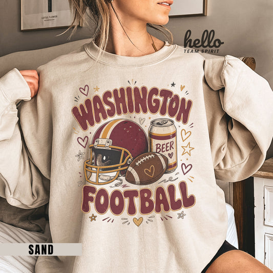 Washington Icon Football Graphic Sweatshirt