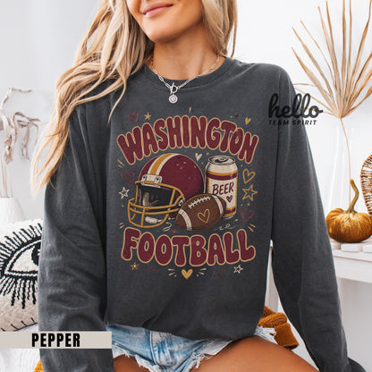 Washington Icon Football Graphic Sweatshirt