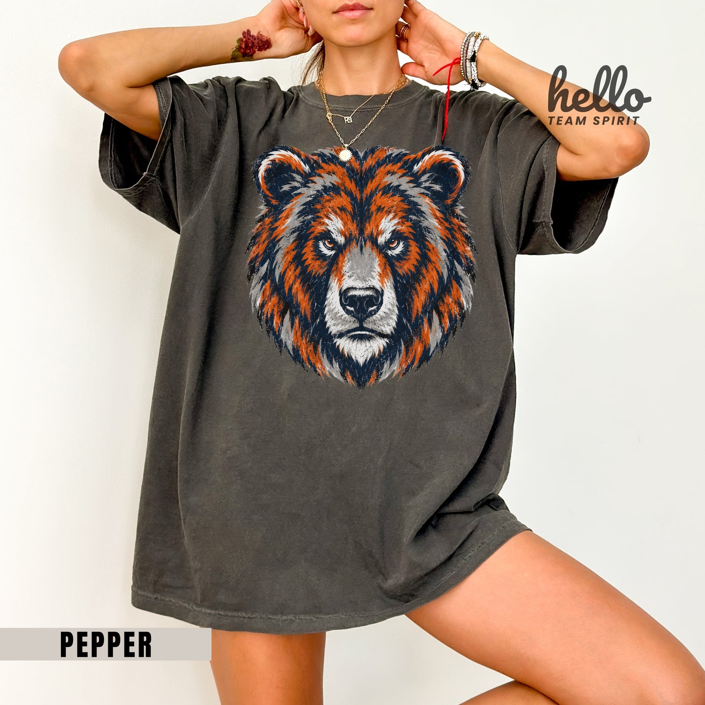 Chicago Game Day Football Graphic T-shirt