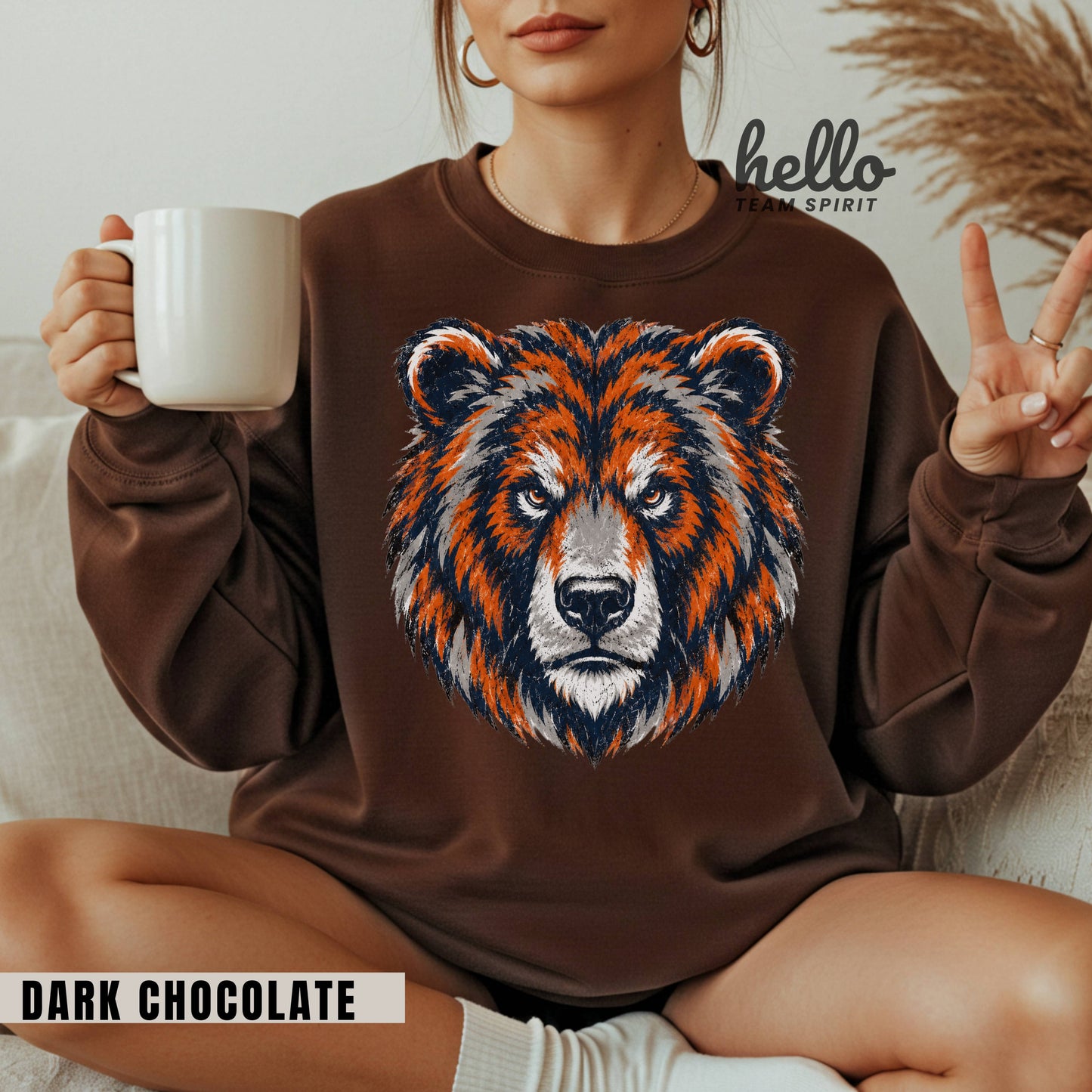 Chicago Game Day Football Graphic Sweatshirt