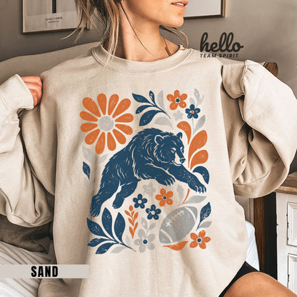 Chicago Boho Football Graphic Sweatshirt