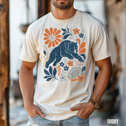 Chicago Boho Football Graphic