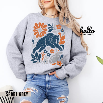 Chicago Boho Football Graphic Sweatshirt