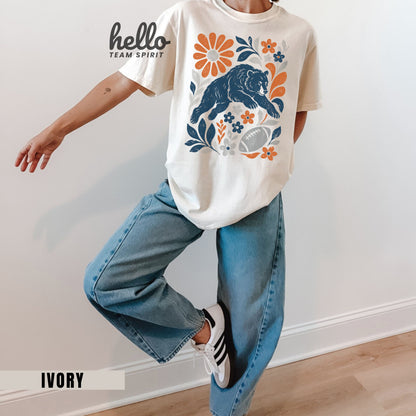 Chicago Boho Football Graphic