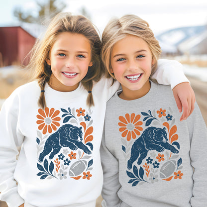 Chicago Boho Football Graphic Youth Sweatshirt
