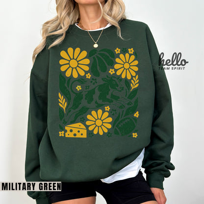 Green Bay Boho Football Graphic Sweatshirt