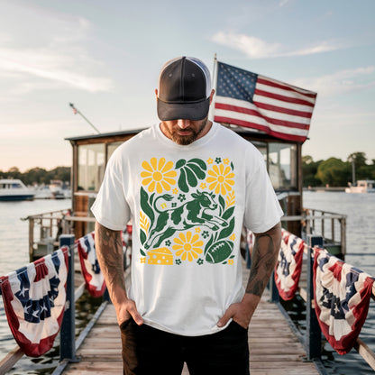 Green Bay Boho Football Graphic T-shirt