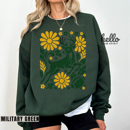 Green Bay Woodland Football Graphic Sweatshirt