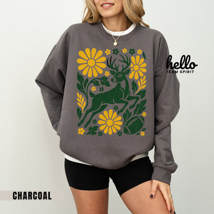 Green Bay Woodland Football Graphic Sweatshirt