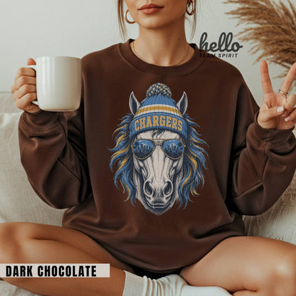 Los Angeles Vintage Football Graphic Sweatshirt