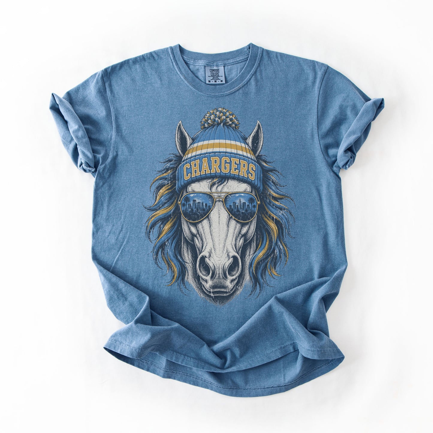 Los Angeles Vintage Football Graphic T-shirt