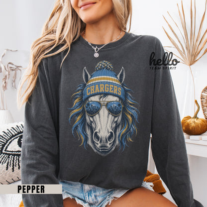 Los Angeles Vintage Football Graphic Sweatshirt