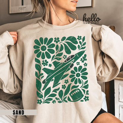 New York Boho Football Graphic Sweatshirt