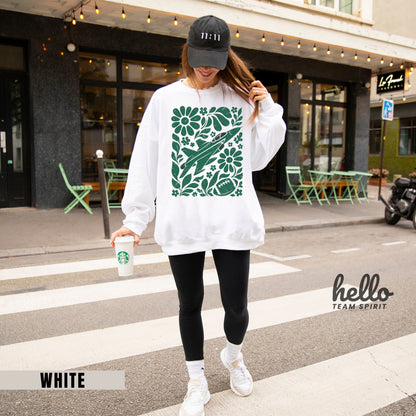 New York Boho Football Graphic Sweatshirt