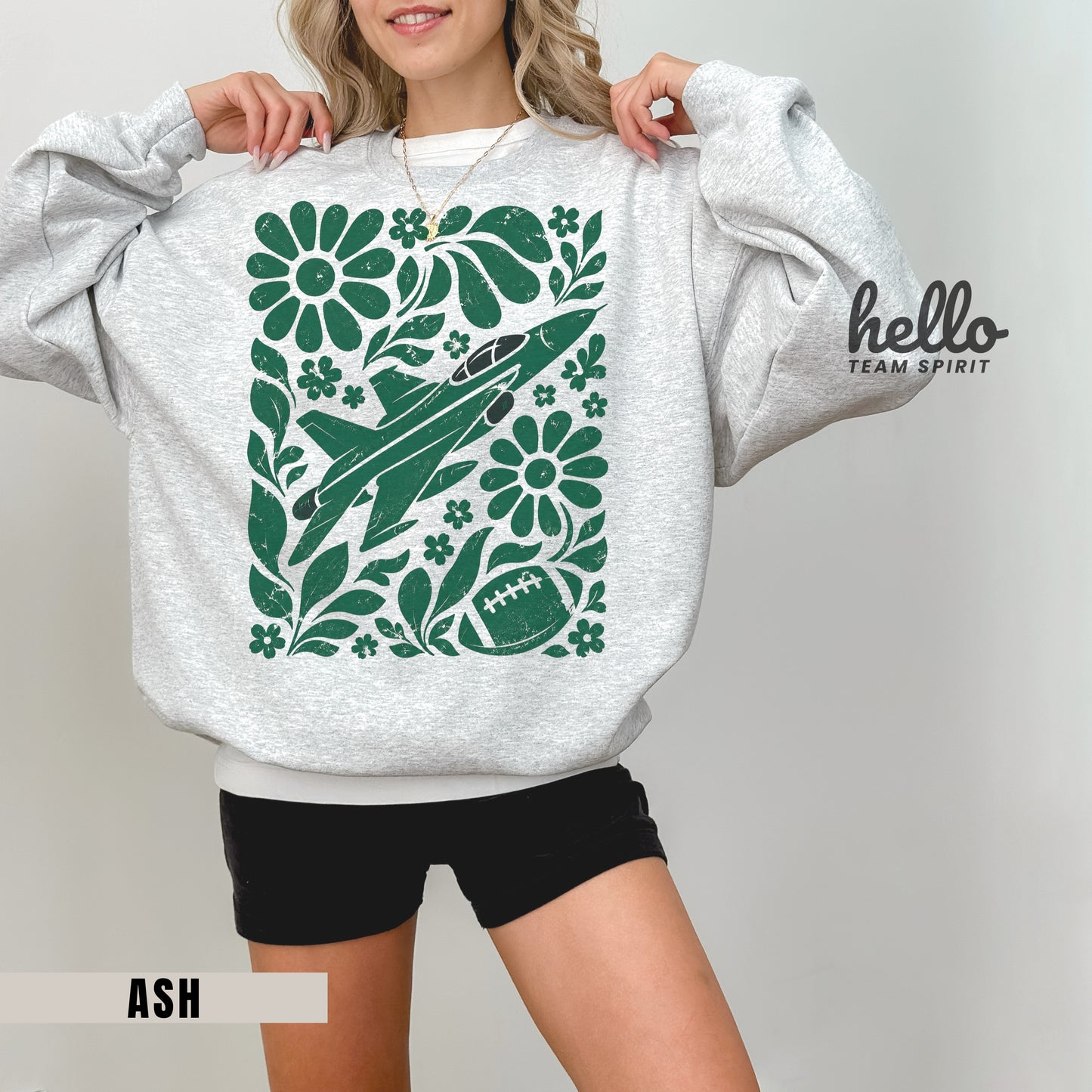 New York Boho Football Graphic Sweatshirt